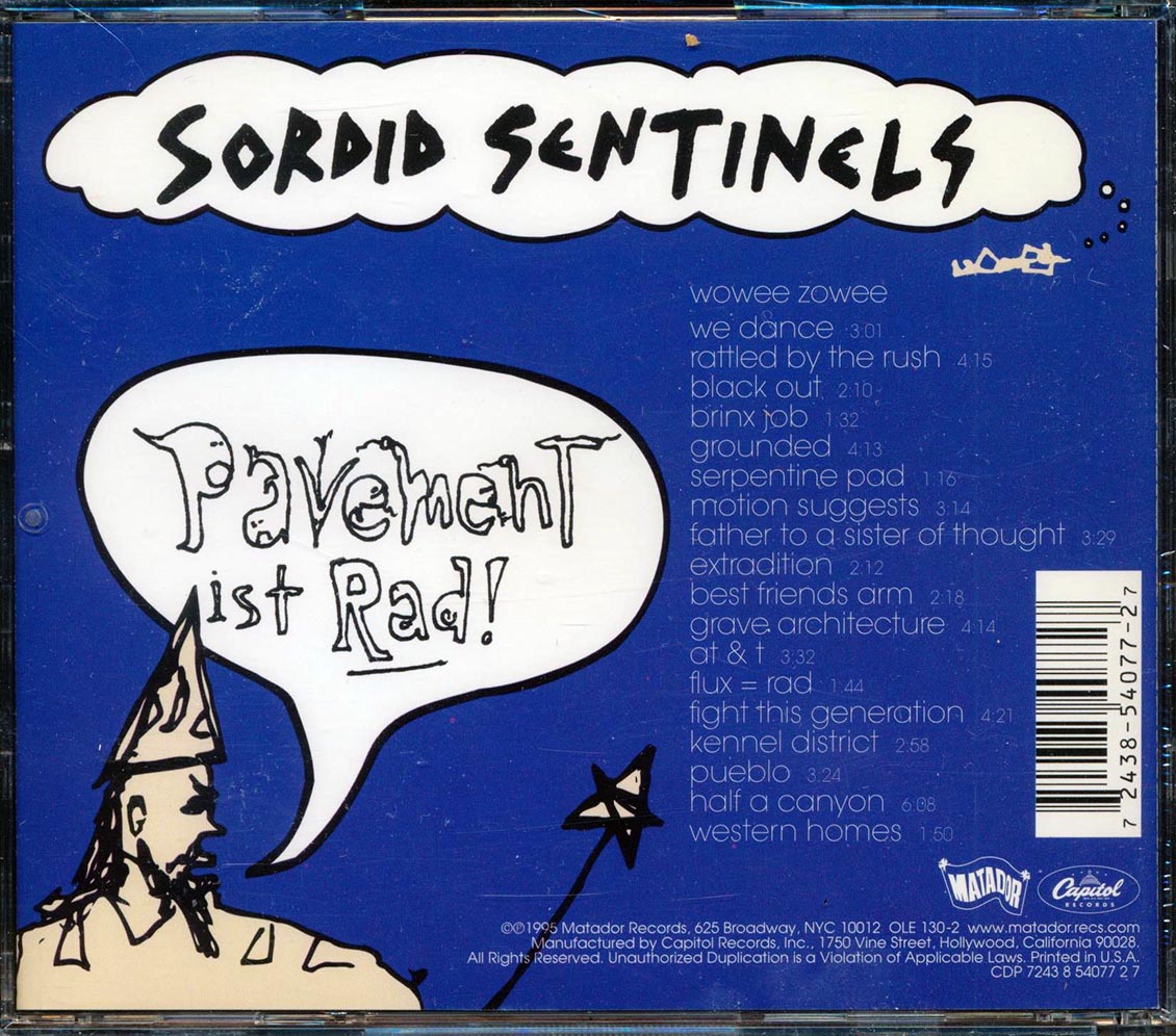 Pavement - Wowee Zowee Music CD