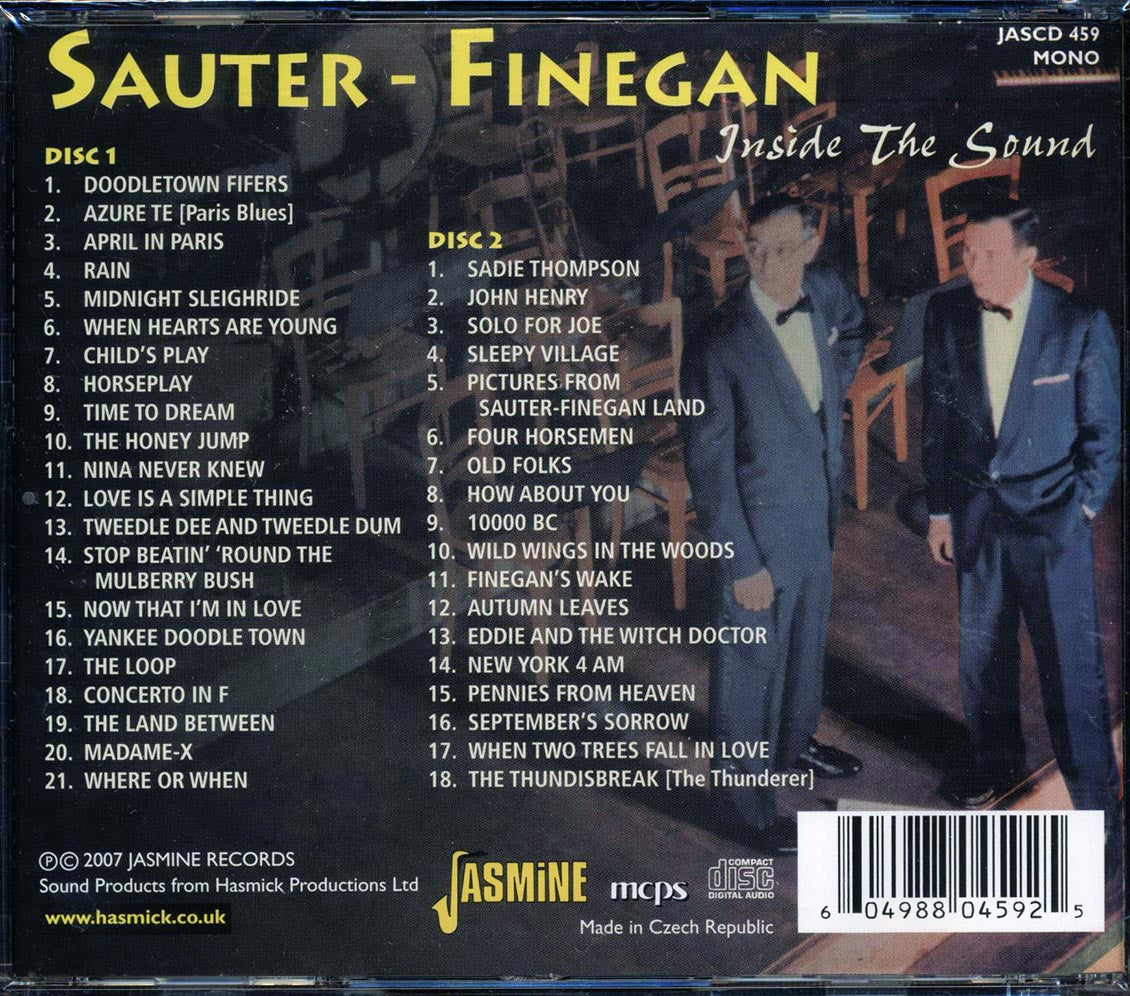 Sauter-Finegan Orchestra - Inside The Sound (2xCD) Music CD