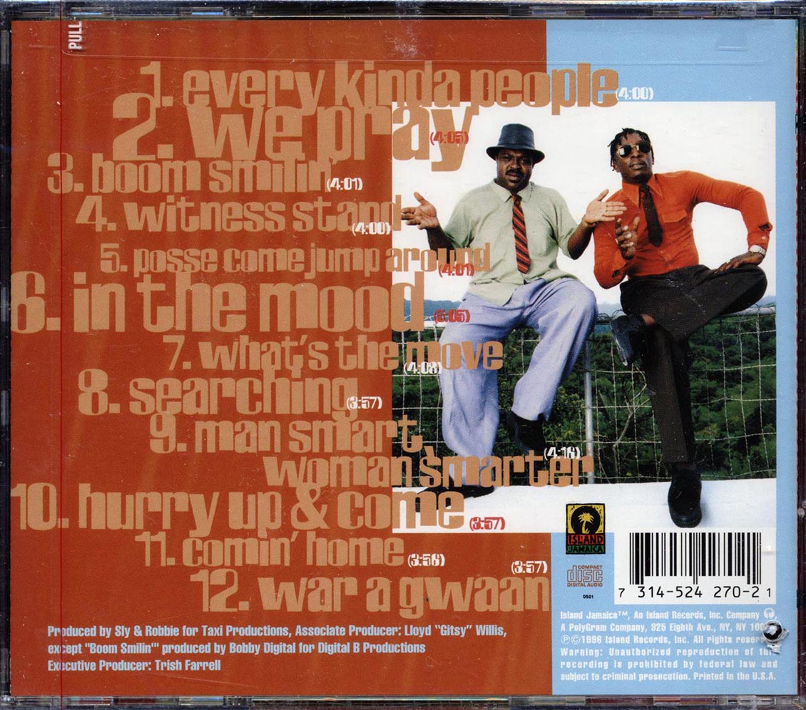 Chaka Demus & Pliers - For Every Kinda People Music CD