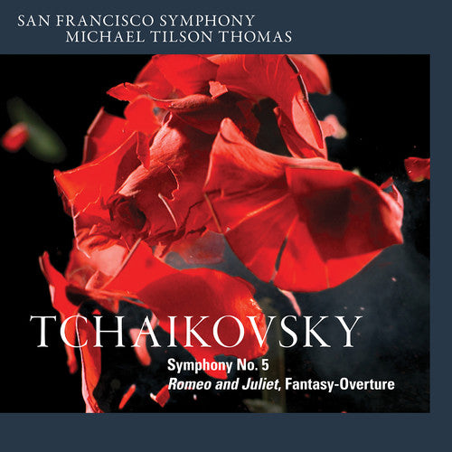 the album cover for P Tchaikovsky / Thomas,Michael Tilson - Symphony No.5 - Romeo & Juliet