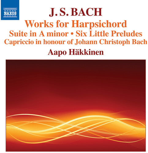 the album cover for J Bach S / Hakkinen,Aapo - Various Works for Harpsichord