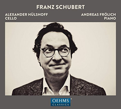 the album cover for Schubert / Alexander Hulshoff / Frolich,Andreas - Works for Cello & Piano