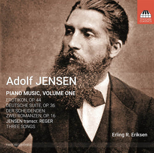 the album cover for Jensen / Erling Eriksen R - Piano Music 1