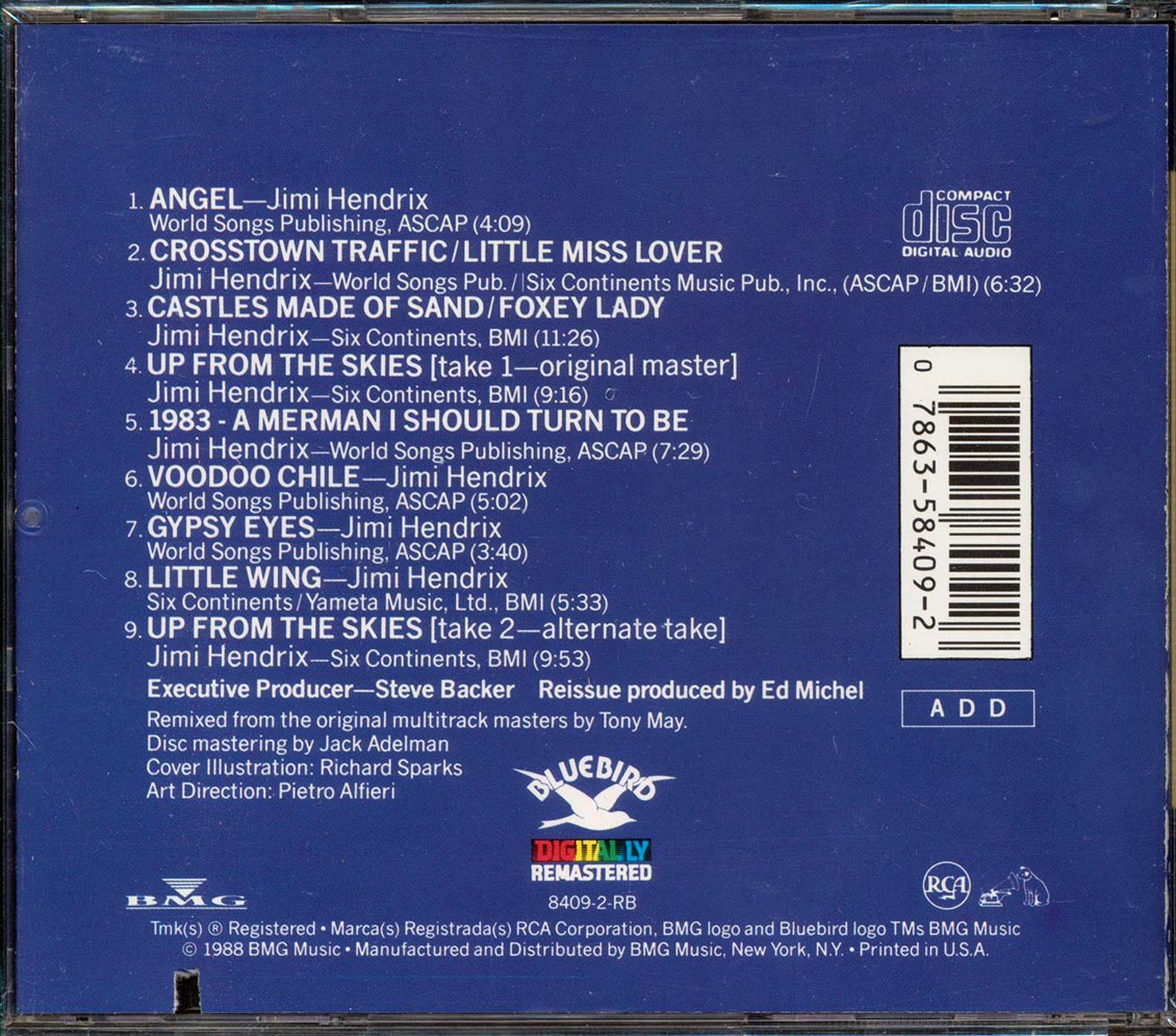 The Gil Evans Orchestra - Plays The Music Of Jimi Hendrix (marked/ltd stock) Music CD