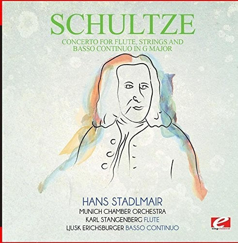 the album cover for Schultze - Concerto for Flute Strings Basso Continuo G Major