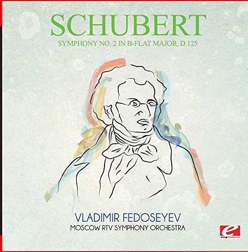 the album cover for Moscow RTV Symphony Orchestra - Symphony No. 2 in B-Flat Major D.125