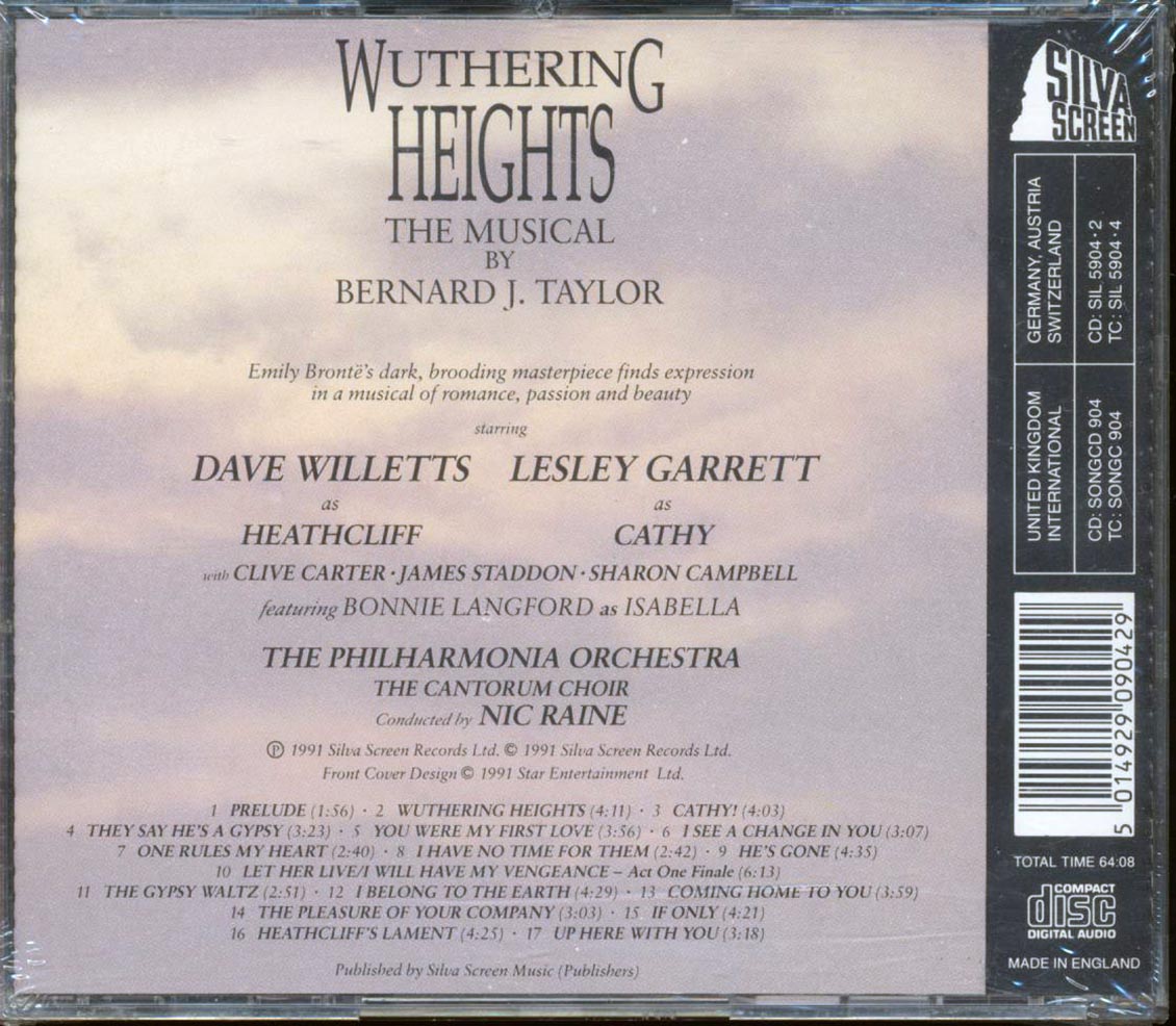 Bernard J Taylor - Wuthering Heights The Musical Music CD