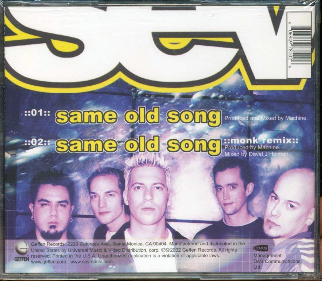 Sev - Same Old Song Music CD