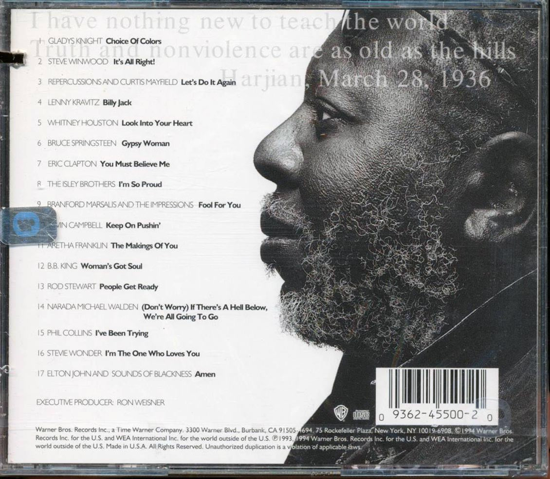 Eric Clapton, The Isley Brothers, Aretha Franklin, Etc. - A Tribute To Curtis Mayfield (marked/ltd stock) Music CD