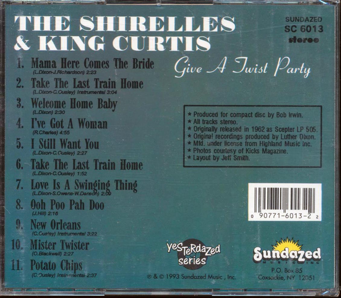 The Shirelles, King Curtis - Give A Twist Party Music CD