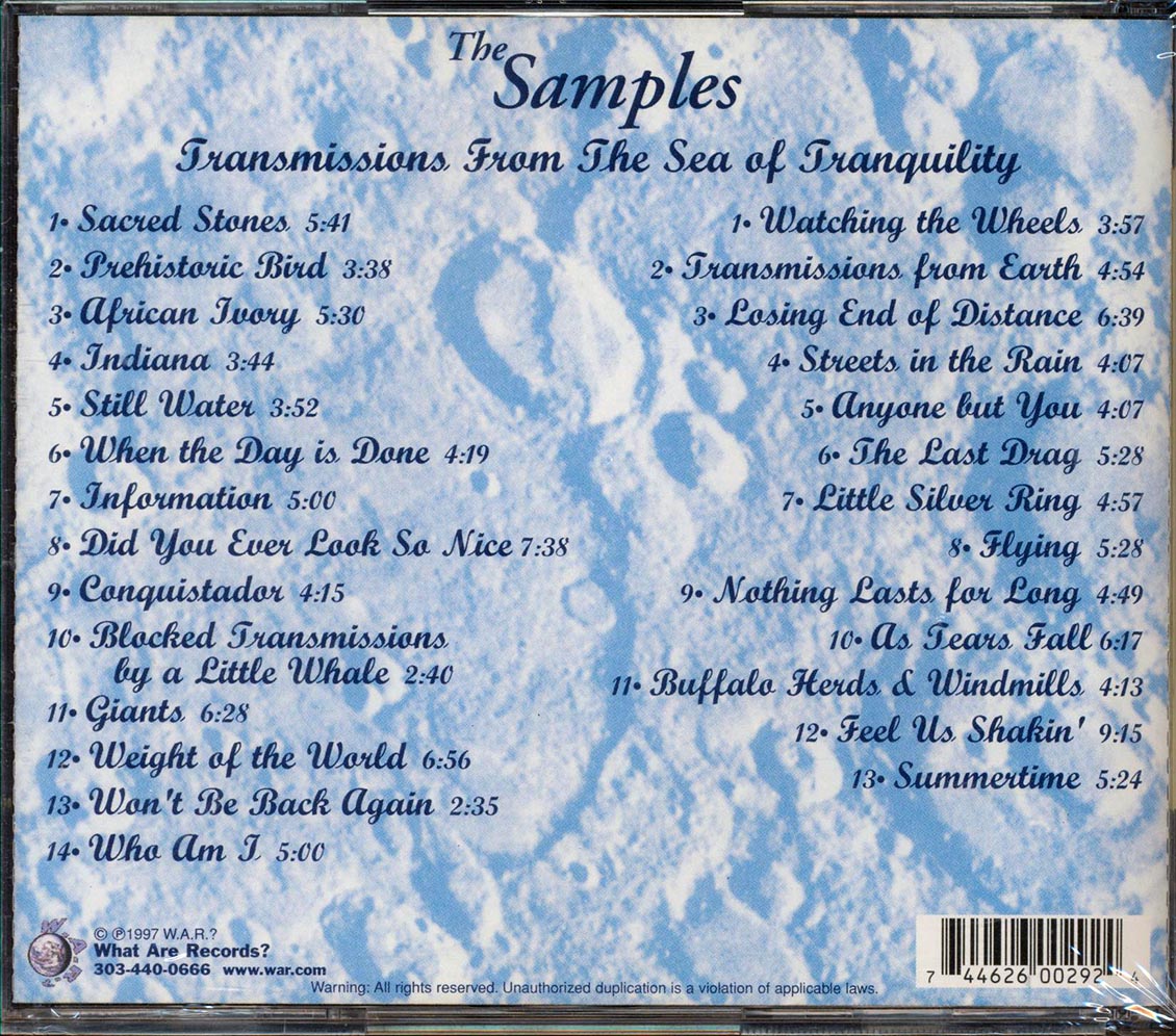 The Samples - Transmissions From The Sea Of Tranquility (2xCD) Music CD