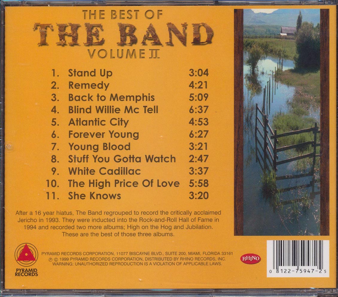 The Band - The Best Of The Band Volume 2 Music CD