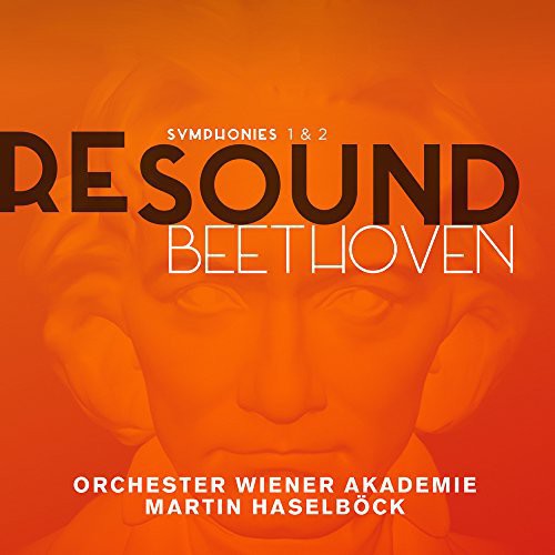 the album cover for Beethoven / Orchester Wiener Akademie / Haselbock - Symphonies Nos. 1 & 2