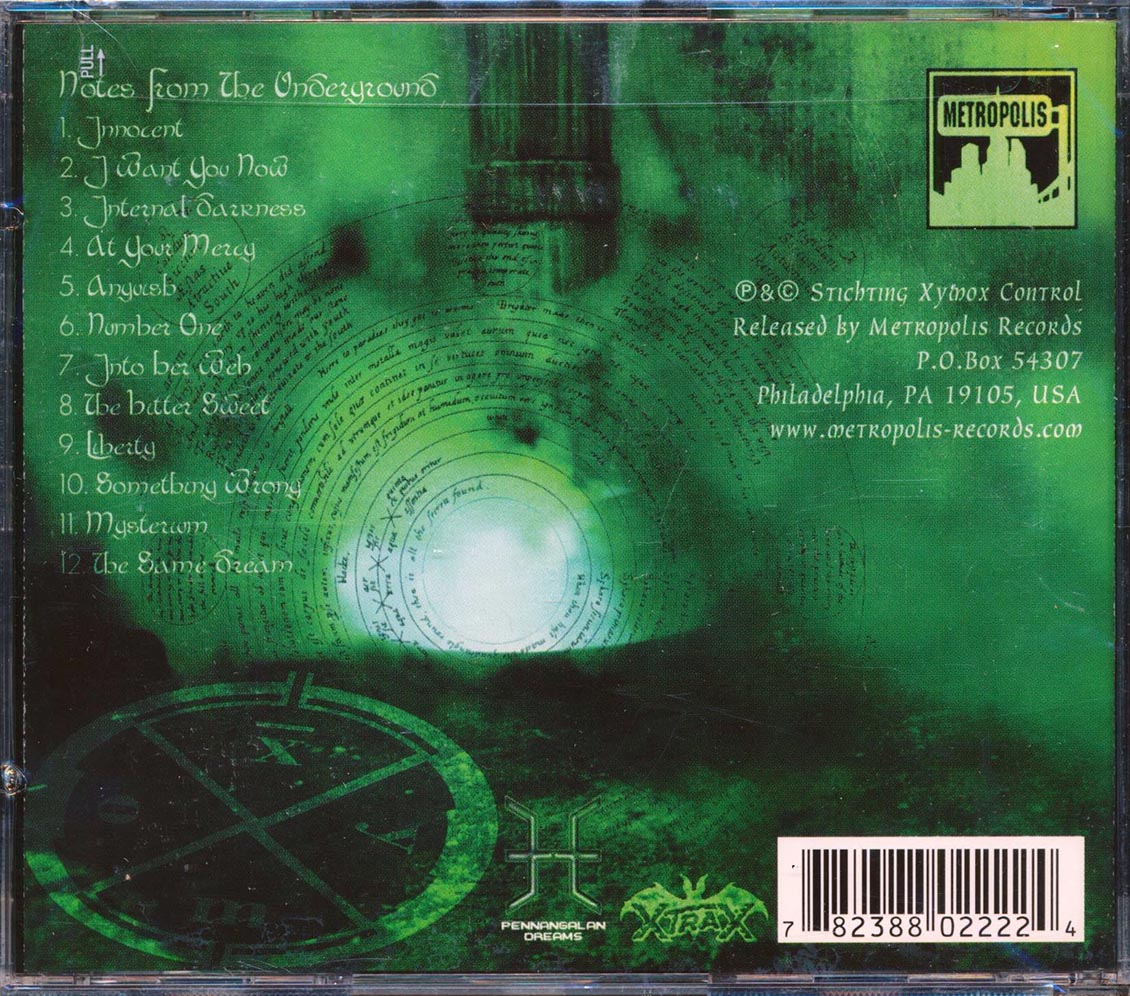 Clan Of Xymox - Notes From The Underground Music CD