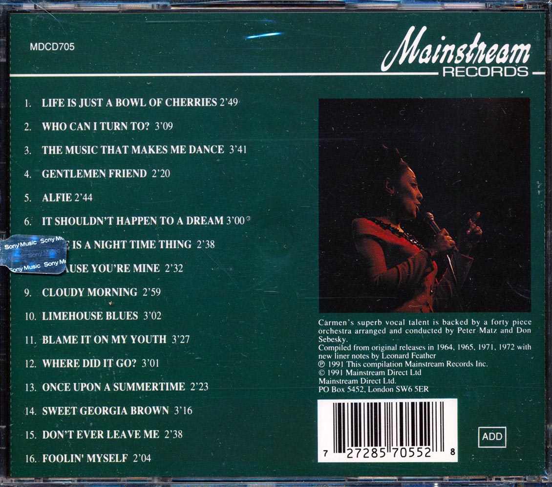 Carmen McRae - The Ultimate Carmen McRae Music CD