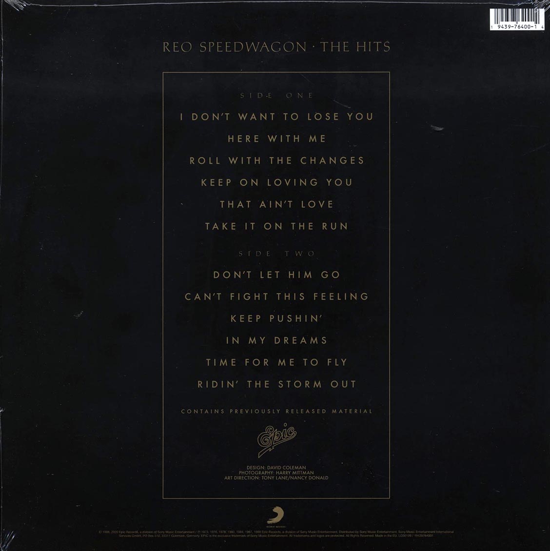 REO Speedwagon - The Hits Vinyl Record