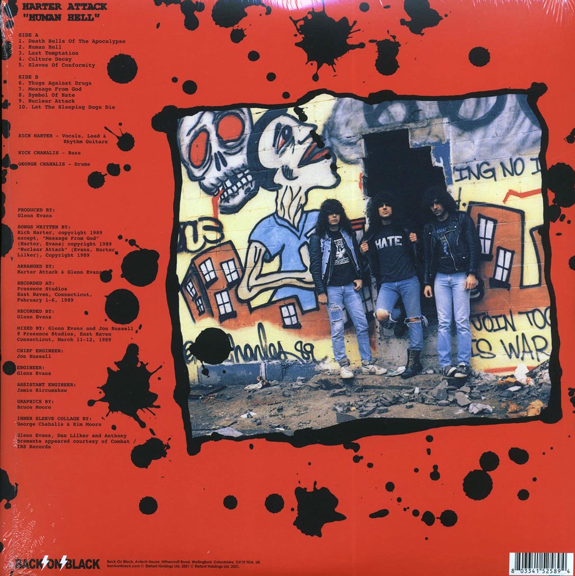 Harter Attack - Human Hell (ltd. ed.) (splatter vinyl) Vinyl Record
