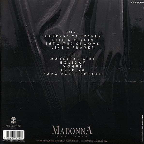 Madonna Ambitious Reunion Arena Dallas May 7th 1990 Vinyl Record