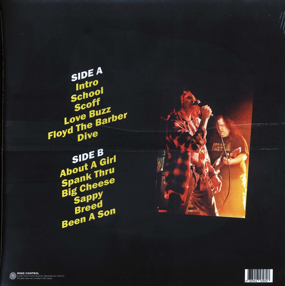 Nirvana Keep You In A Jar: Live At U4, Vienna, Austria, Nov 22nd, 1989 ltd. 500 copies made white Vinyl Record