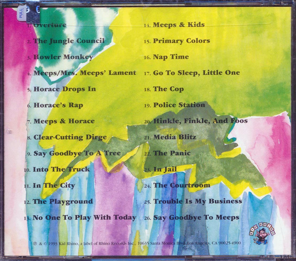 Chad Smith, School Of Fish, Toad Of The Wet Sprocket, Etc. - Primary Colors: A Rain Forest Musical (26 tracks) Music CD
