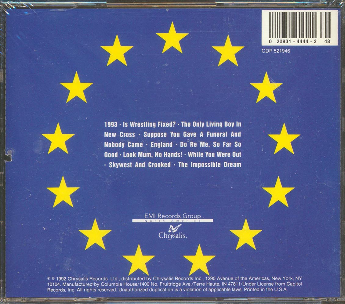 Carter The Unstoppable Sex Machine - 1992 The Love Album Music CD