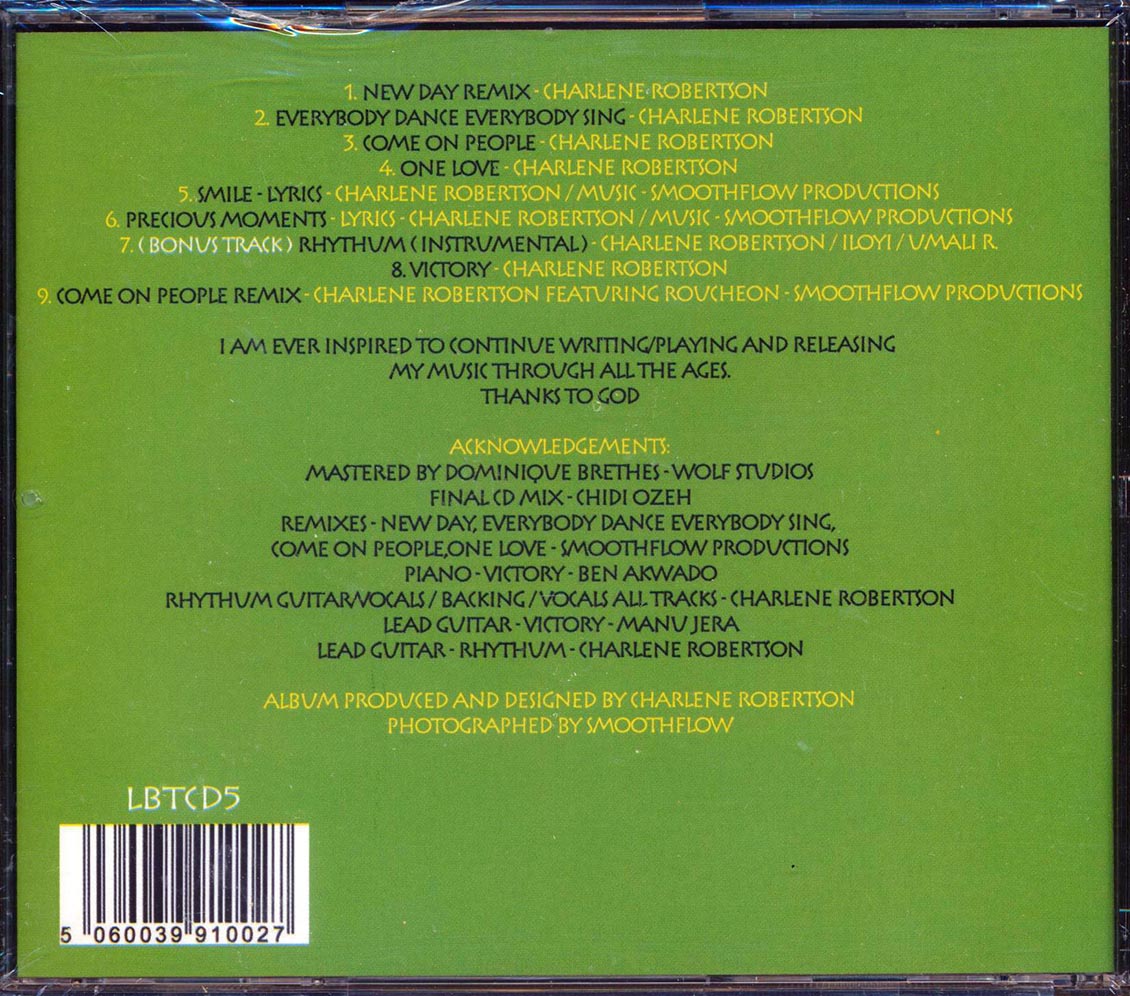 Charlene Robertson - Rhythum Music CD