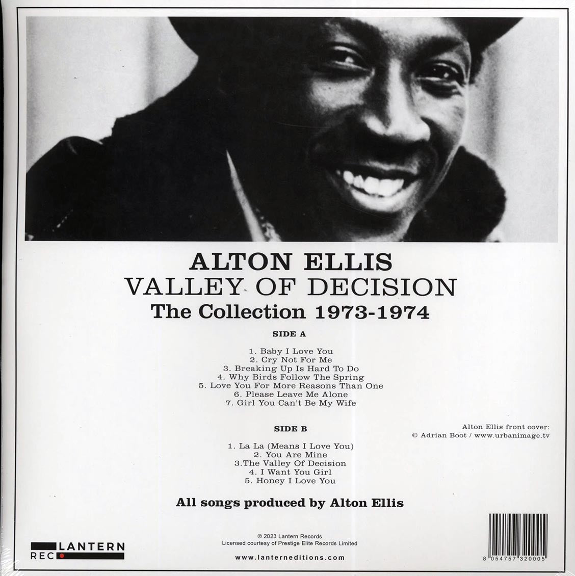 Alton Ellis - Valley Of Decision: The Collection 1973-1974 (ltd. ed.) Vinyl Record
