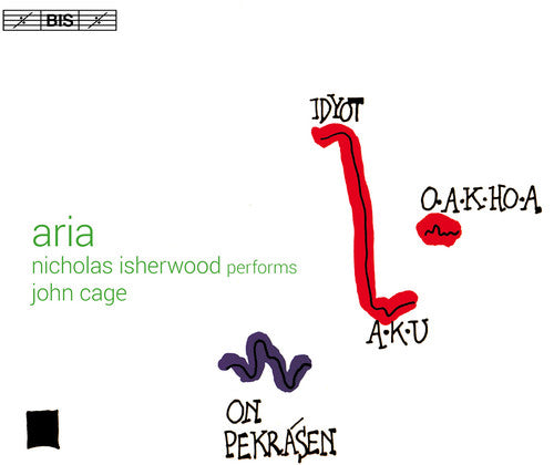 the album cover for Cage / Nicholas Isherwood - Aria - Nicholas Isherwood Performs John Cage