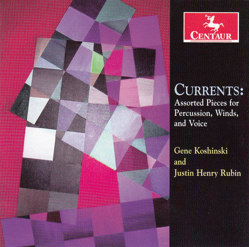 Rubin / Koshinski / University Of Minnesota Duluth - Currents - Assorted Pieces For Percussion Winds - Music CD