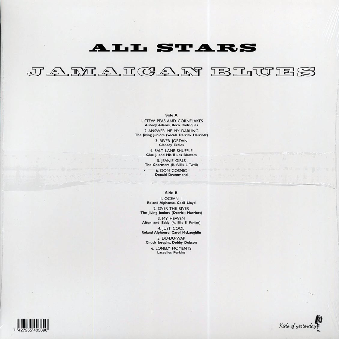 Alton Ellis, Don Drummond, Clancy Eccles, Rico Rodriguez, Etc. - All Stars: Jamaican Blues Vinyl Record