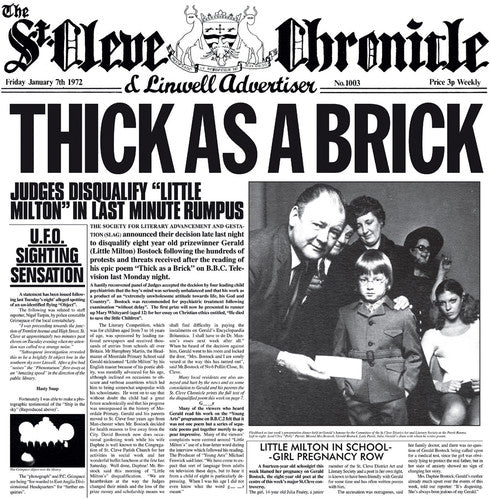 Thick As a Brick Music CD