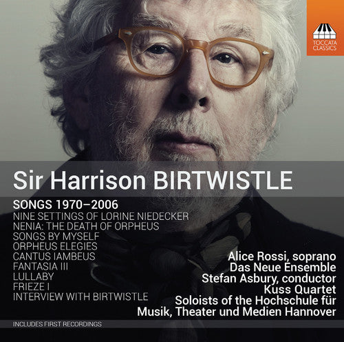 the album cover for Birtwistle / Rossi / Kuss Quartet / Korber - Songs 1970-2006