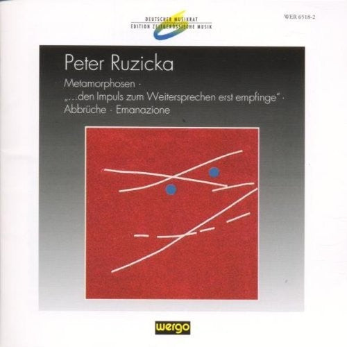 the album cover for Ruzicka Metamorphosen Uber Ein Klangfeld / Var - Ruzicka: Metamorphosen Uber Ein Klangfeld / Var