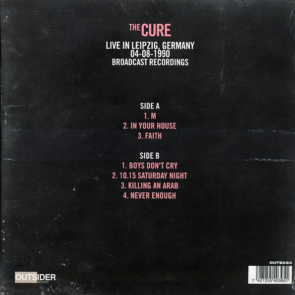 The Cure A Lullaby In Leipzig Volume 3 Vinyl Record