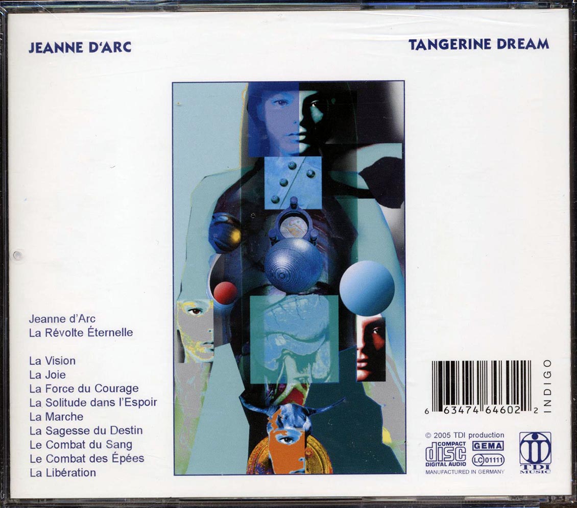 Tangerine Dream - Jeanne D'Arc Music CD