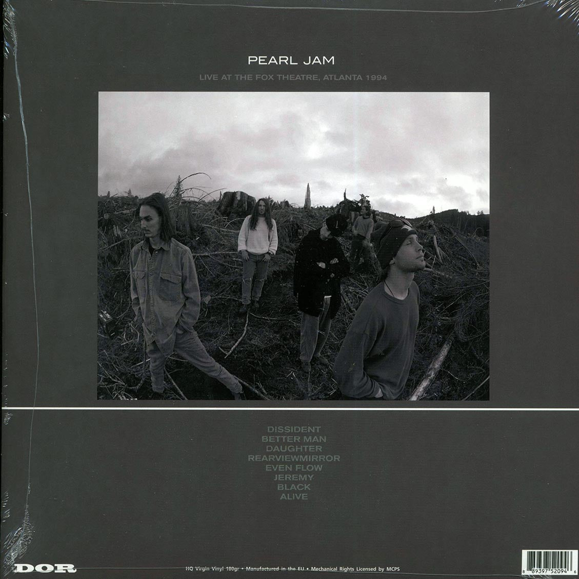 Pearl Jam Live At The Fox Theater, Atlanta 1994 180g orange Vinyl Record
