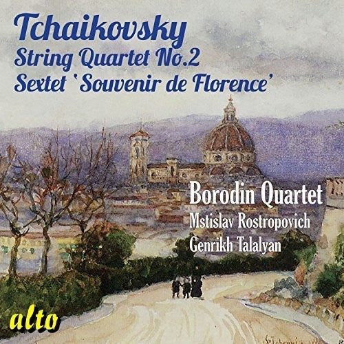 the album cover for Tchaikovsky / Mstislav Rostropovich / Talalyan - String Quartet No. 2 / Souvenir de Florence