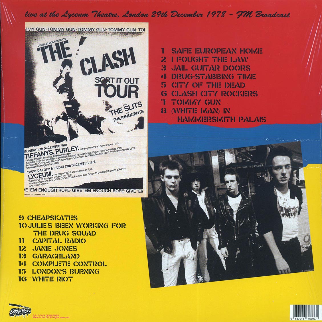 The Clash - Sort It Out: Live At The Lyceum Theatre, London 29th December 1978 Vinyl Record