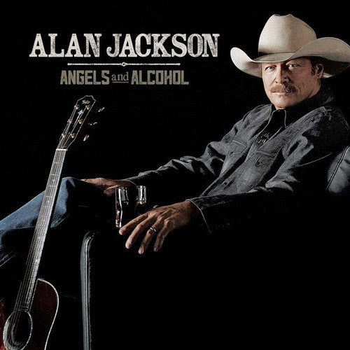 the album cover for Alan Jackson - Angels and Alcohol