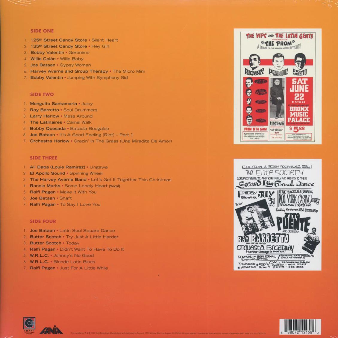 Ray Barretto, Joe Bataan, Bobby Valentin, Raffi Pagan, The Latinaires, Etc. - It's A Good, Good Feeling: The Latin Soul Of Fania Records The Singles (28 tracks) (2xLP) Vinyl Record