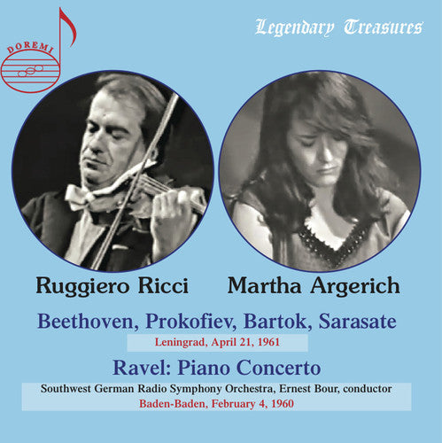 Argerich,martha / Ricci,ruggerio - Play Beethoven Prokofiev & More - Music CD
