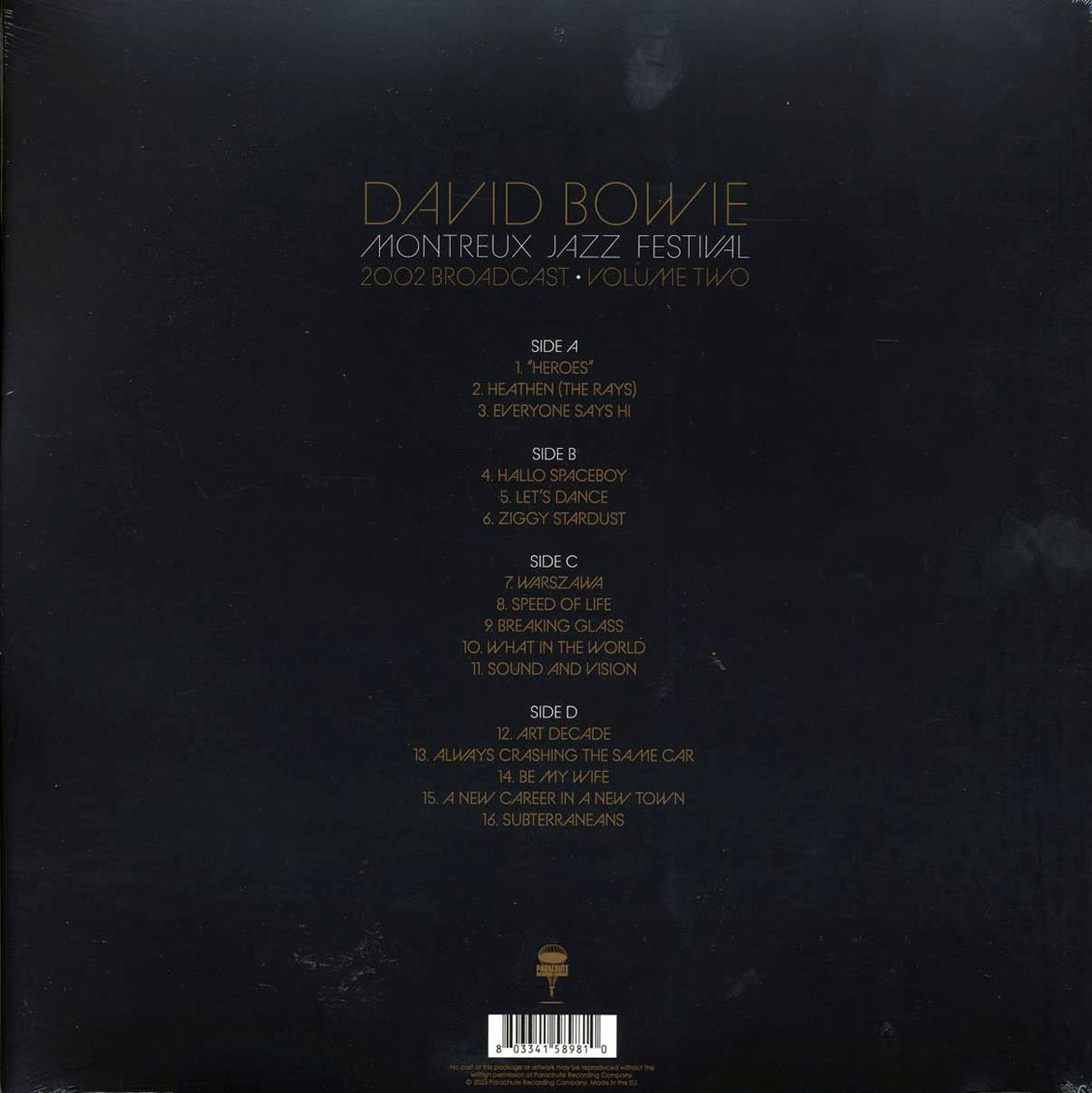 David Bowie - Montreux Jazz Festival Volume 2: 2002 Broadcast (ltd. ed.) (2xLP) (clear vinyl) Vinyl Record