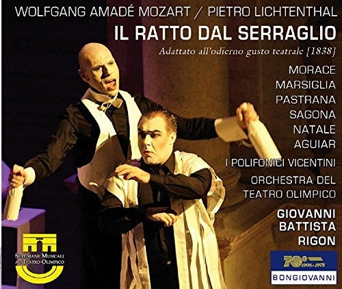 the album cover for Mozart / Morace / I Polifonici Vicentini / Rigon - Il Ratto Dal Serraglio