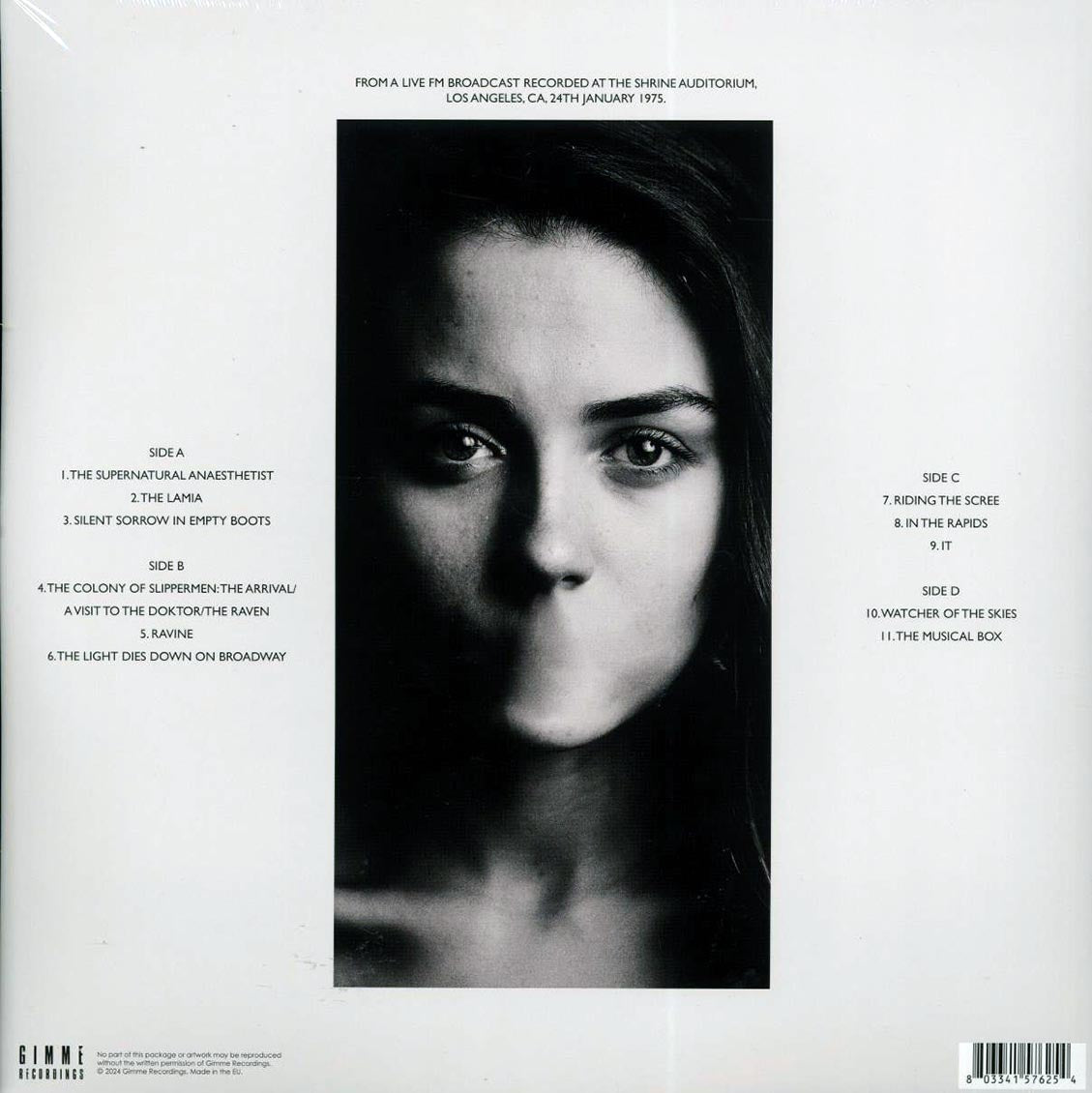 Genesis The Shrine Auditorium Los Angeles 1975 Volume 2 ltd. ed. 2xLP clear Vinyl Record