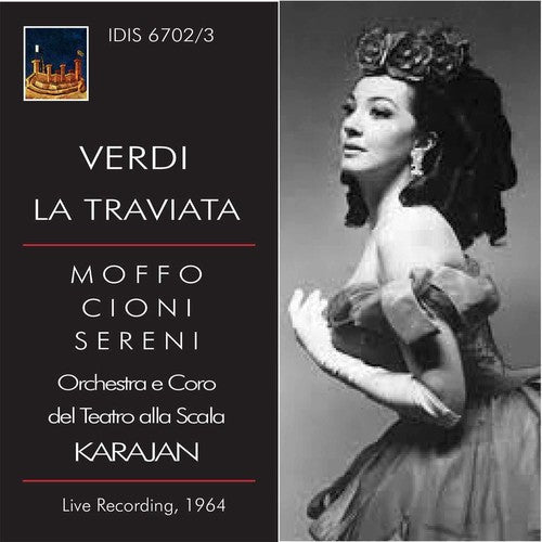the album cover for Verdi / Karajan / Lascala Orchestra & Chorus - La Traviata