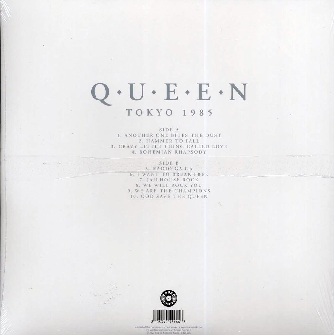 Queen Tokyo 1985 Volume 2: The Classic Japanese Broadcast ltd. ed. clear Vinyl Record