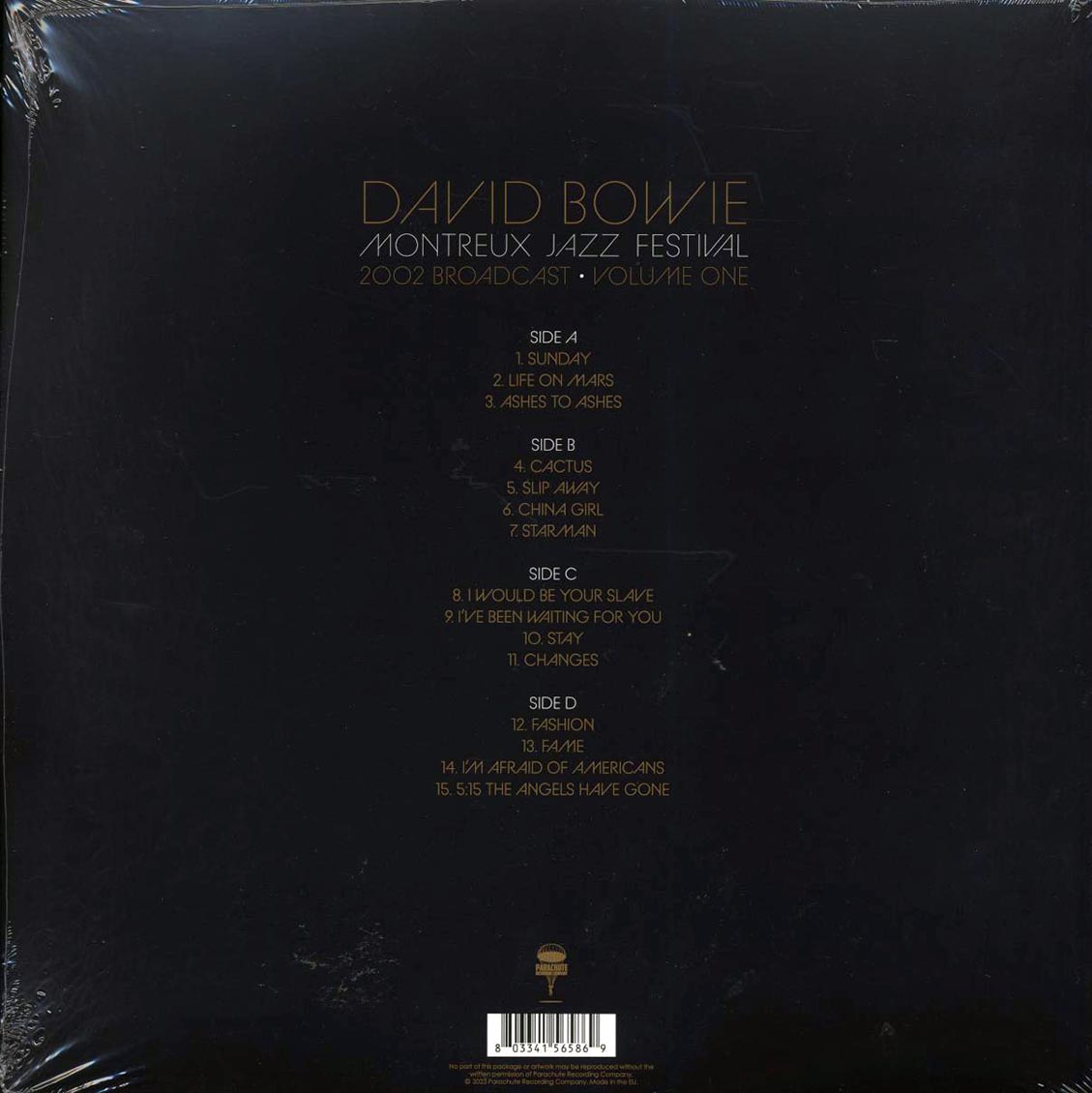 David Bowie - Montreux Jazz Festival Volume 1: 2002 Broadcast (2xLP) Vinyl Record