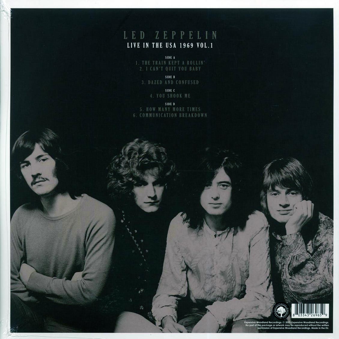 Led Zeppelin Live In The USA 1969 Volume 1 2xLP Vinyl Record