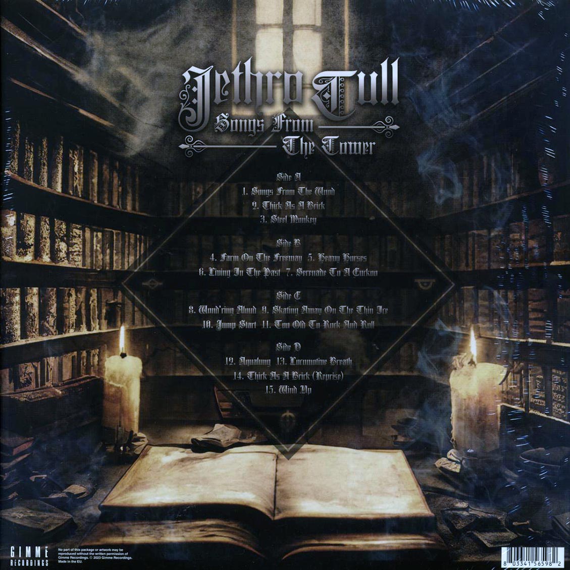 Jethro Tull Songs From The Tower: Live In Philadelphia 1987 ltd. ed. 2xLP clear Vinyl Record