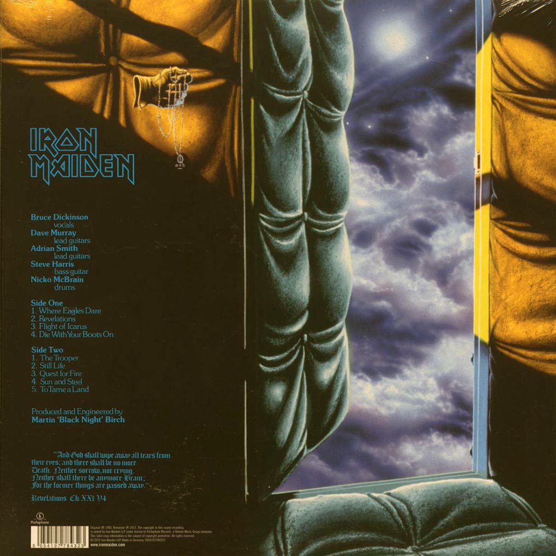 Iron Maiden Piece Of Mind remastered Vinyl Record